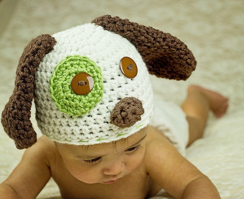 fits newborn to adult Puppy HatDog HatAnimal Hat for boy or girl