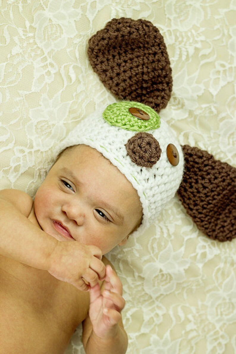 fits newborn to adult Puppy HatDog HatAnimal Hat for boy or girl