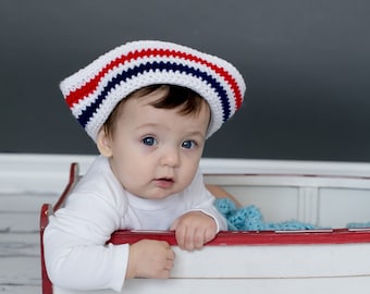 Sailor Hat (fits babies to adults)