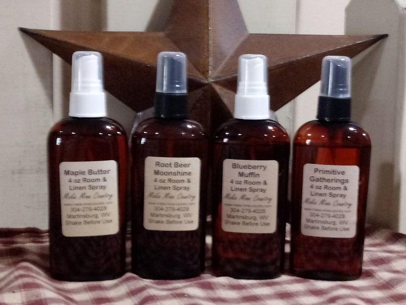 4 oz Bottle Bakery Scented Room and Linen Spray, Bathroom, Bedroom, Potpourri, Food Scents, Yummy, Car Air Spray image 1