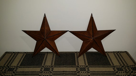 12/" Rustic Barn Star Metal Primitive