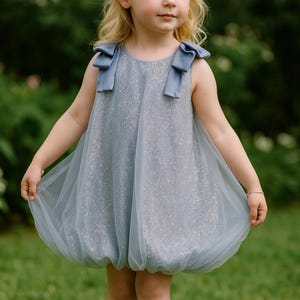 Boho Flower Girl Dress Tulle Toddler Gown Rustic Wedding Outfit Junior Bridesmaid Party Dress for Girls