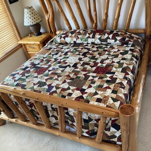 King Size Falling Leaves Quilt