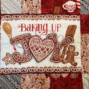 Gingerbread Twin Size Quilt C