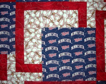 Lap Size Minnesota Twins Quilt