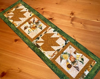Feuilles d’érable Fall Matelassé Table Runner D