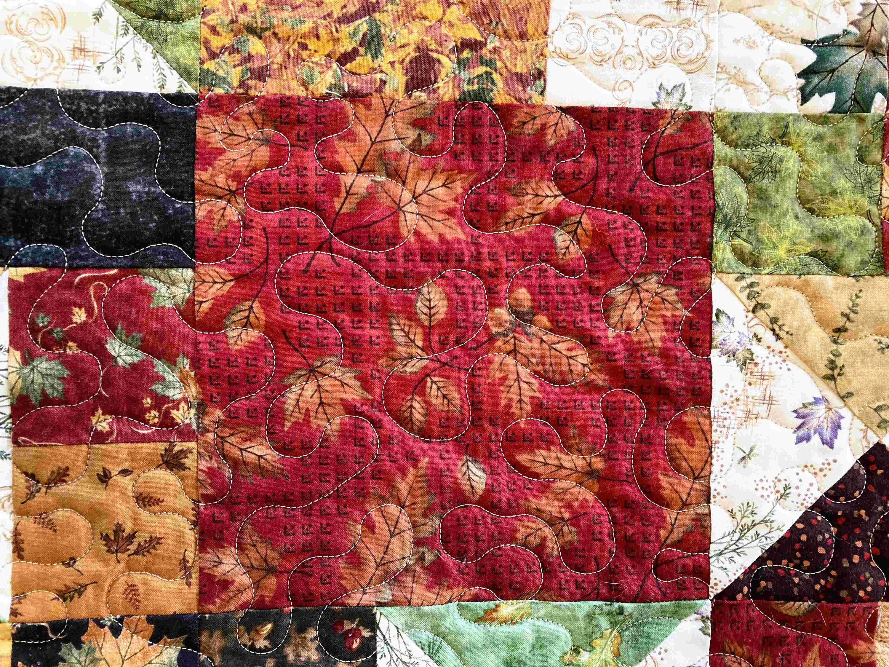 King Size Falling Leaves Quilt - Etsy