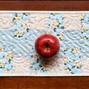 Floral Quilted Table Runner