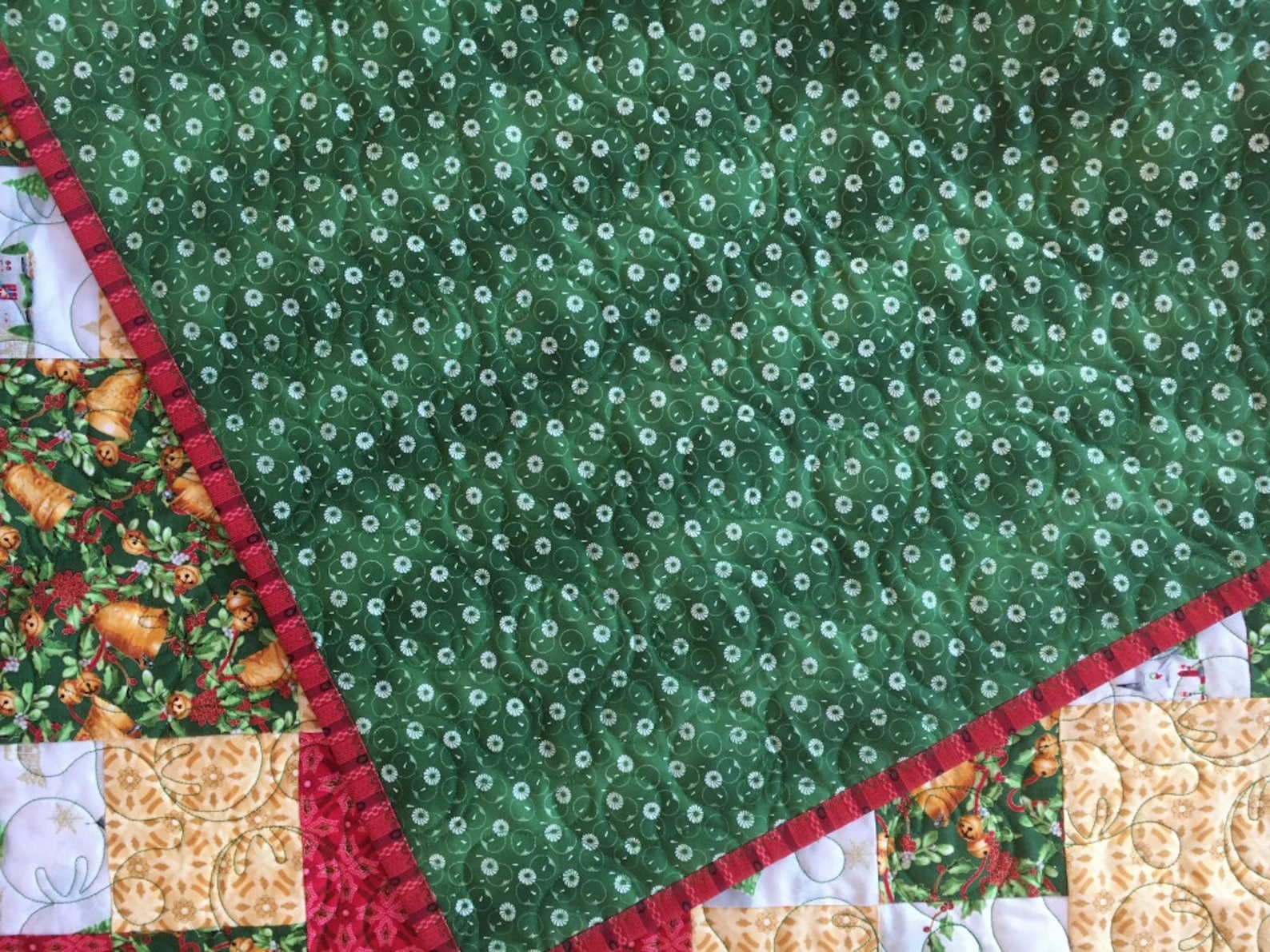 Christmas Winter Twin Throw Size Quilt Etsy