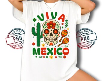 Viva Mexico PNG: Mexicaans erfgoedontwerp (digitale download)