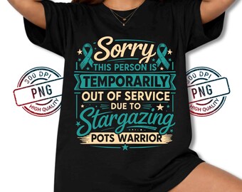 Temporarily Out of Service Stargazing PNG, Funny Stargazer Astronomy Design, Stargazing Humor Digital Download