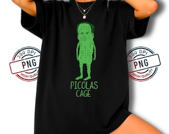 Funny Picolas Cage Pickle PNG: Meme Pop Culture Clipart (Digital Download)
