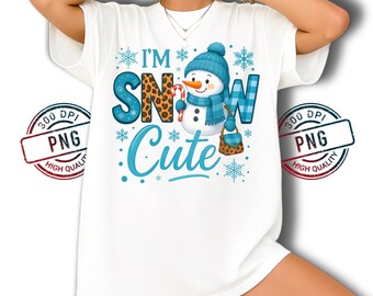 Soy Snow Cute PNG: Adorable muñeco de nieve invernal para descargar digitalmente, ideal para amantes de las manualidades navideñas.