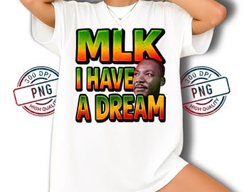 Imagen PNG de MLK "Tengo un sueño": Descarga digital inspiradora sobre la historia afroamericana para manualidades por la igualdad.