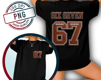 Six Seven Football Meme PNG: Game Day Design (Digital Download)