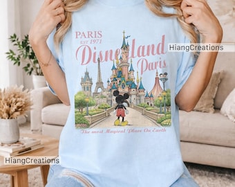 Mickey Disneyland Paris Shirt, Disneyworld 2026 Trip Disney Vacation Tee
