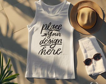 Tanktop op maat, gepersonaliseerde tanktop, tanktop met aangepaste tekst, cadeau voor haar, cadeau op maat, aangepaste tanktop voor dames, jouw ontwerp hier