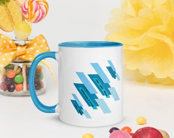 Tazza con interno colorato
