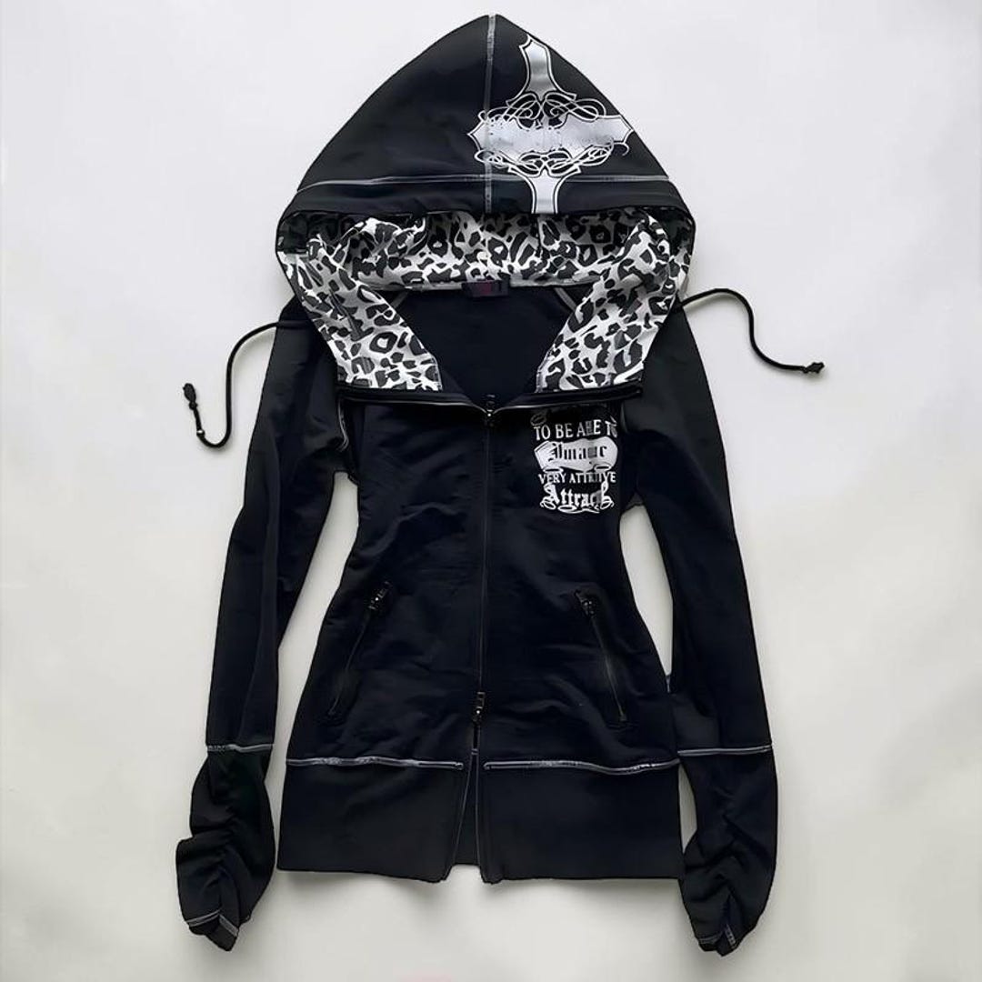 トップス HIDEAWAYS layered hoodie y2k grunge il_1080xN.7941268100_dc47.jpg