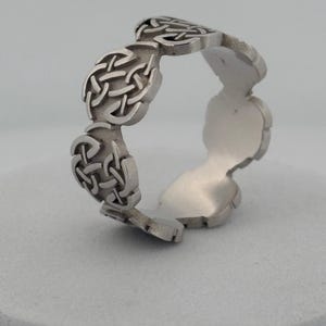 Celtic Knot Jewelry - Celtic Knot Ring - Celtic Knotwork Ring - Celtic Bands - Celtic Wedding Bands - Irish Ring Silver