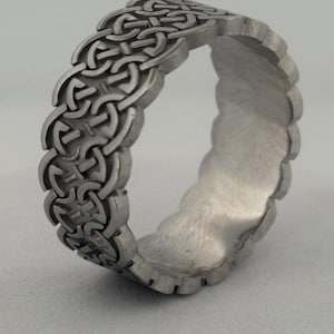 Celtic Knot Jewelry - Celtic Knot Ring - Celtic Knotwork Ring - Celtic Bands - Celtic Wedding Bands - Irish Ring Silver