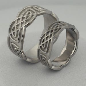 Celtic Knot Jewelry - Celtic Knot Ring - Celtic Knotwork Ring - Celtic Bands - Celtic Wedding Bands - Irish Ring Silver