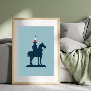 The Duke Glasgow-print - grappige Schotse prenten - grappige Schotse kunst (alleen afdrukken)