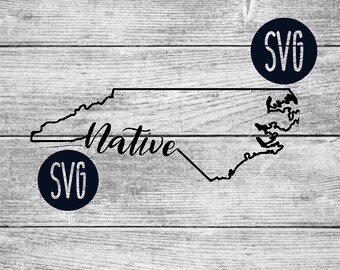 Carolina Native | Carolina SVG|svg| SVG-Dateien | Carolina | North Carolina | North Carolina SVG | ursprünglich