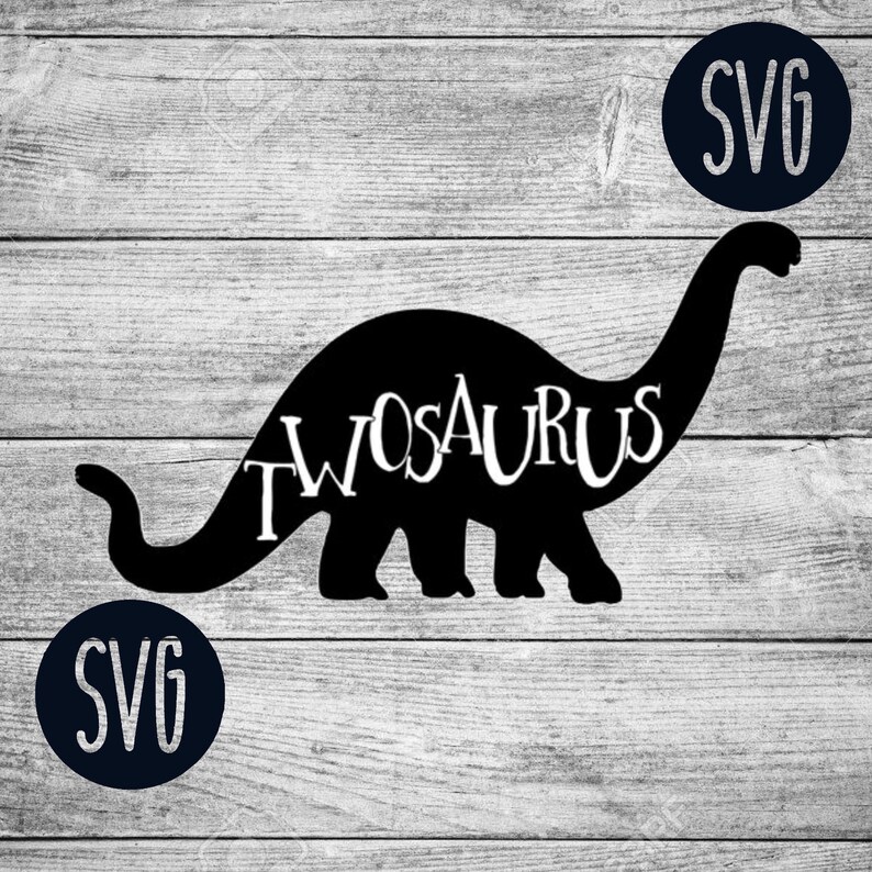 Download Twosaurus SVG Birthday boy shirt Dinosaur SVG Boy SVG | Etsy