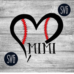 Baseball MiMi | Softball MiMi | Baseball SVG | Softball SVG | MiMi SVG|svg Datei| Cricut Svgs | Mimi