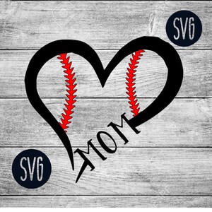 Baseball-Mama | Softball Mom | Baseball SVG | Softball SVG | Mom SVG|svg Datei | Cricut Svgs | Mutter