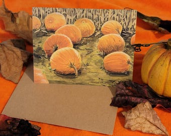 Pumpkin Greeting Card