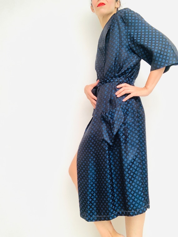 Original vintage men's robe 1970s, retro dressing gow… Gem