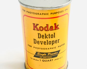 Vintage new Kodak  Eastman Dektol Developer made in USA - for photographic paper - single powder in can