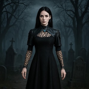 Witch Black Dress Cosplay Costume – Costume TV Series