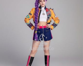 Rumi Cosplay Rumi Costume – KPop Demon Hunters Movie Outfit