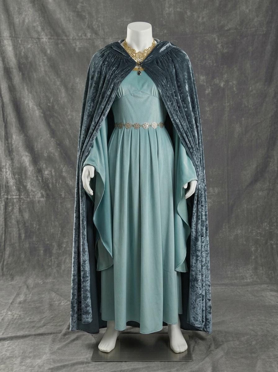 Galadriel Green Dress - Etsy