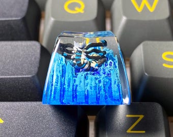 Girati.na Resin Keycap Shiny Origin Form, Custom Anime Keycap Artisan, Christmas Gifts
