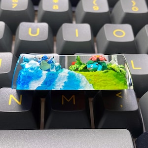 Blastoi.se, Venu.saur Resin Keycap, Backspace Keycap, valentines gift