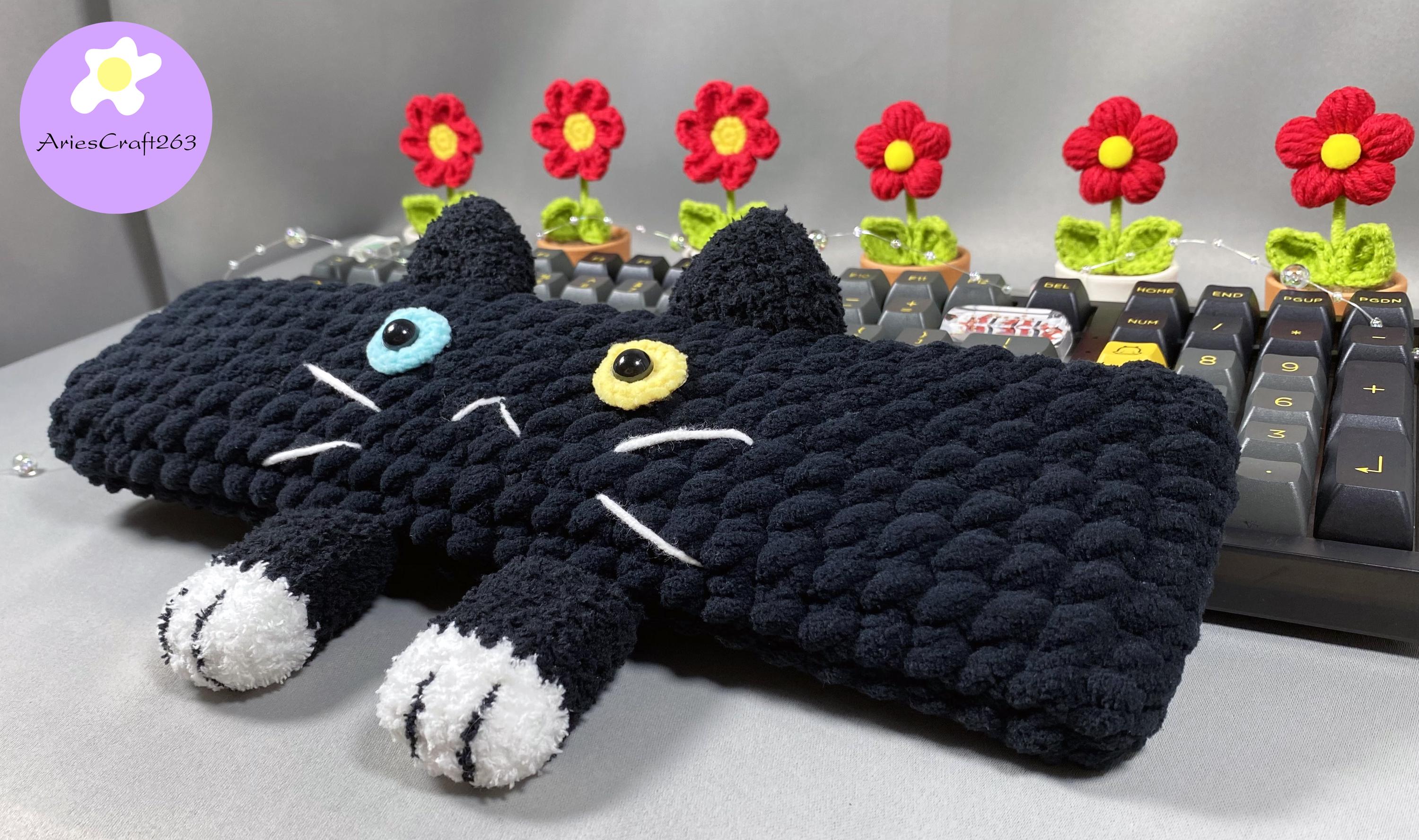 Wool Arm Rests Handmade Wool Wrist Rest - Cat Shape, Anniversary Gift - Etsy