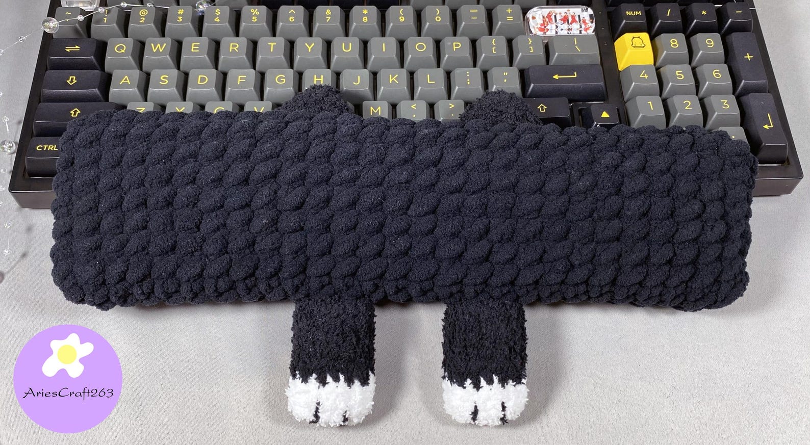 Wool Arm Rests Handmade Wool Wrist Rest - Cat Shape, Anniversary Gift - Etsy