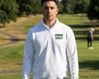 PNW Golf embroidered quarter-zip pullover | Performance Golf Top