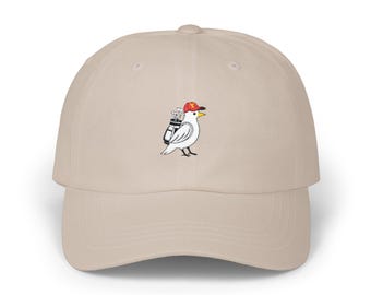 Bird Golf Cap | Embroidered Bird with Bag Dad Hat