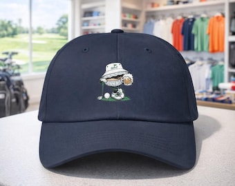 Clam in a Bucket Funny Golf Embroidered Hat, Beer Golf Gift, Bucket Hat Golf Clam Design