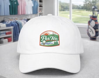 Par Tee Vintage Golf Hat Classic Dad Cap | Retro Golf Logo, Relaxed Rounds