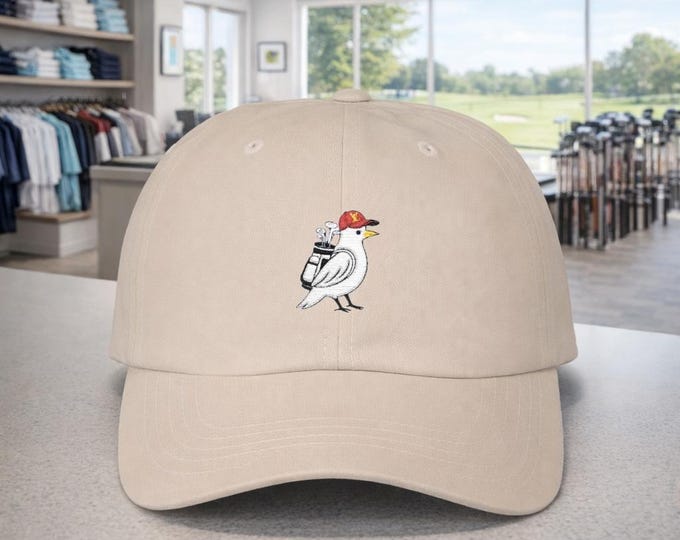 Embroidered Birdie Golf Cap | Dad Hat