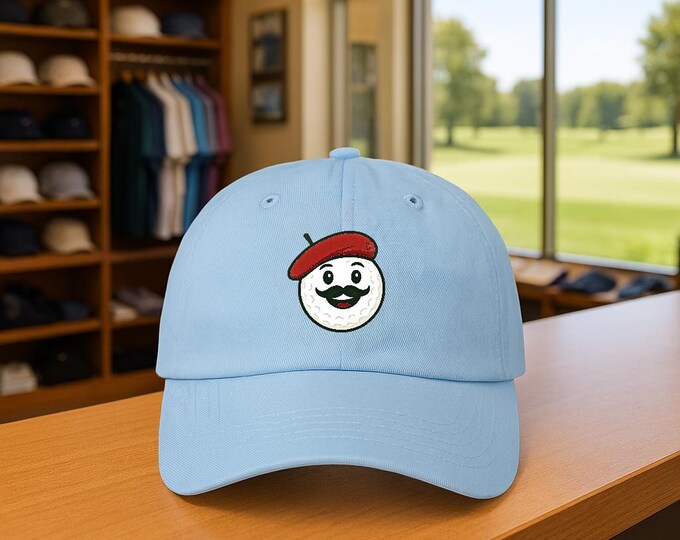 French Golfer Ball Golf Hat Cap | Dad Cap