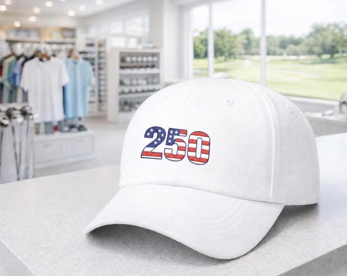 America 250 Tribute Dad Cap | 1776-2026, Flag Colors