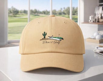 Road Runner Cactus Golf Cap | Classic Dad Cap