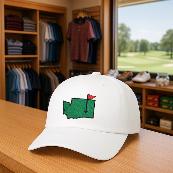 Washington State Golf Green Dad Cap | Pacific Northwest Golfer Hat